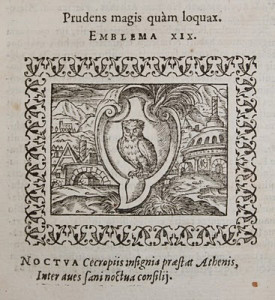 Emblemata d'André Alciat parue à Anvers en 1577