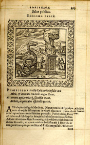 Emblemata d'André Alciat parue à Anvers en 1577