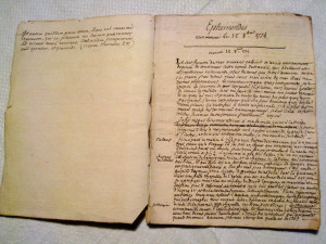 8_Première page des Éphémérides de Latapie