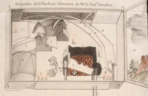 7_Perspective de la machine vésuvienne de l’ambassadeur Hamilton réalisée par Latapie à Naples en 1776