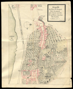 6_Plan de Pompéi réalisé de mémoire par Latapie en février 1776